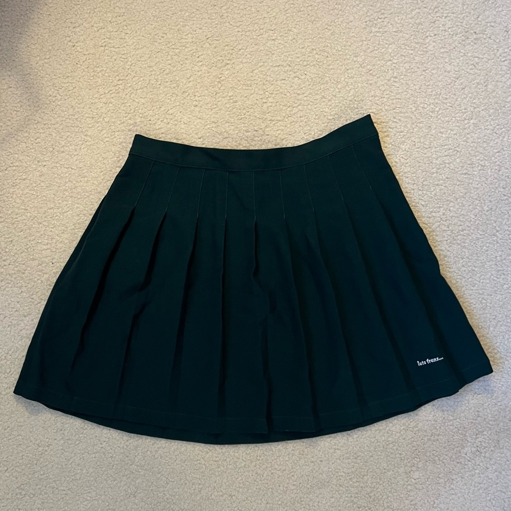 Pleated Mini Skirt